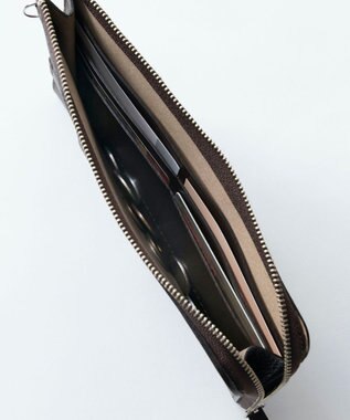 TRICOTE LEATHER LONG WALLET／レザーロング財布 89D.BROWN