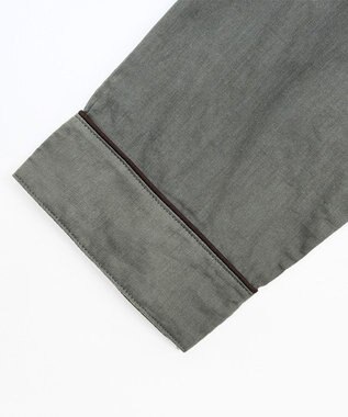 京和晒綿紗 【紗栄子さん愛用パジャマの色違い/UNISEX】ガーゼパジャマ 2重合わせ 草木染め【すみくろ】 すみくろ