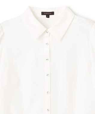 TOCCA 【消臭】TIMELESS CLASSIC 裾フリルブラウス アイボリー系