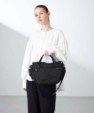 Y'SACCS 【Y’SACCS vous et】サイドジップ2WAYミニトート ブラック