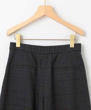 組曲 S ハンサムツイルキュロット パンツ チャコールチェック系3
