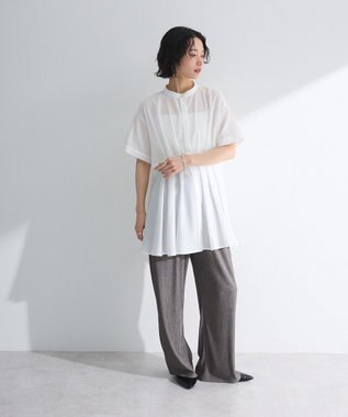 Green Parks ウエストタックシャツチュニック Camel