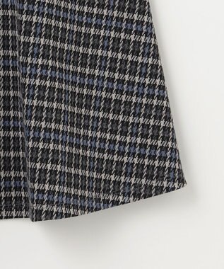 組曲 KIDS 【110-140㎝】チェック ワンピース ブラック系