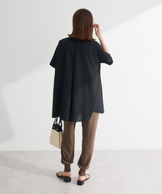 Green Parks ウエストタックシャツチュニック Camel