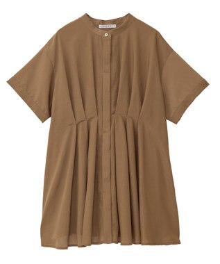 Green Parks ウエストタックシャツチュニック Camel