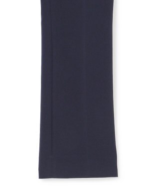 ICB 【洗える】TaPeダブルクロス セミフレアパンツ ネイビー系