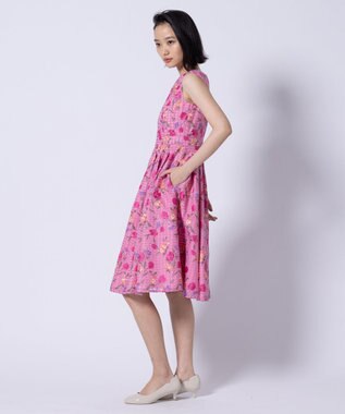 TOCCA 【洗える・消臭】TULIP EMBROIDERY ドレス ピンク系