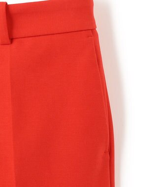 JOSEPH バイストレッチトワル　クロップドトラウザーズ Crimson