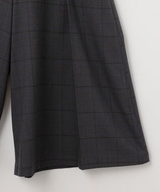 組曲 S ハンサムツイルキュロット パンツ チャコールチェック系3