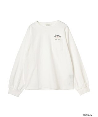 earth music&ecology Ｄｉｓｎｅｙ／覗きルシファーポケットロンＴ White
