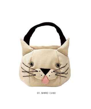 ROOTOTE 3541【ルートート】EU.べビールー.ネコ-A 01：シロ