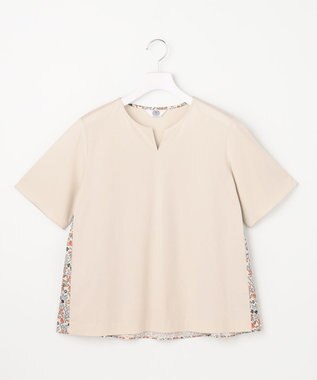 J.PRESS LADIES S 【一枚で着映え】LIBERTYコンビ バックデザイン カットソー