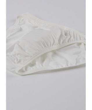 WACOAL MEN ブリーフ フロント立体設計 快適キープ 適度なフィット感 前閉じ ボーダー 下着 GF2401 /ブロス ホワイト