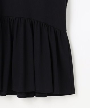 組曲 【先行予約】トリコットジャージー ペプラムカットソー ネイビー系