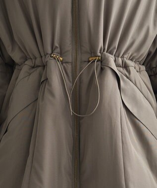 Green Parks ・ｓｗｉｎｇ　ｂｙ　中綿スタンドカラーミリタリーコー Khaki