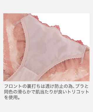 BRADELIS New York 【BRADELIS New York】ベルスタイルパンティ25A1 華やかなレースショーツ テラコッタ