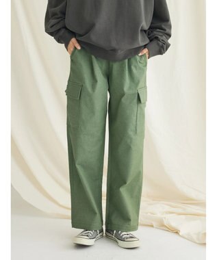 CRAFT STANDARD BOUTIQUE ストレッチカーゴパンツ Khaki