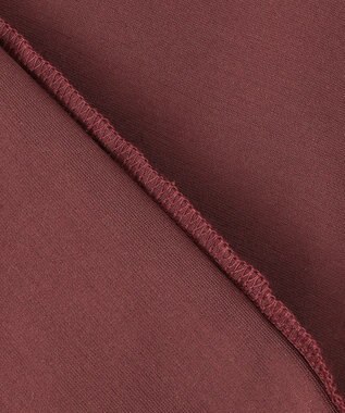 自由区 【カタログ掲載】ジャカードコンビジャージー カットソー ボルドー