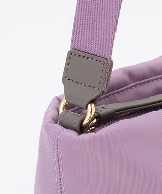 LA BAGAGERIE ダブルフロントポケットショルダー ライトパープル