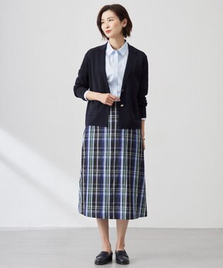 J.PRESS LADIES 【WEB限定・洗える】クラシックピンオックス シャツ サックスブルー系