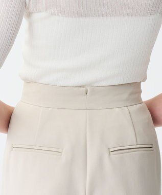 uncrave ラスターシアーニット ワイドリブトップス オフ