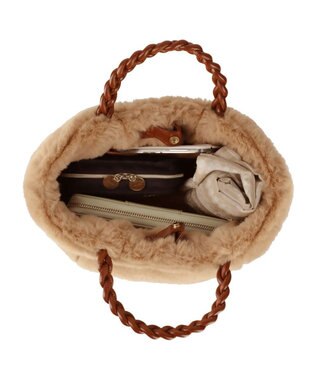 ROOTOTE 1262【エコファートート】LT.デリ.ファーバスケット-A 03：モカ