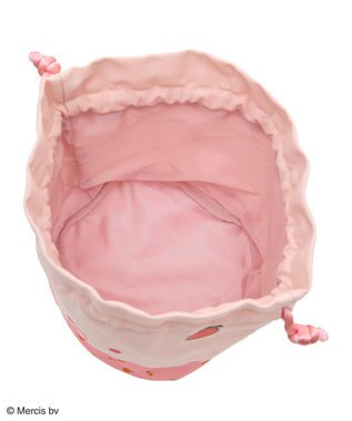 Green Parks ｍｉｆｆｙ／フルーツプリントきんちゃくＢａｇ Pink