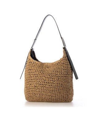 UNBILLION カシュカシュ cachecache / フリーハンドルクロッシェトートバッグ ブラック