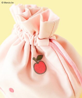 Green Parks ｍｉｆｆｙ／フルーツプリントきんちゃくＢａｇ Pink