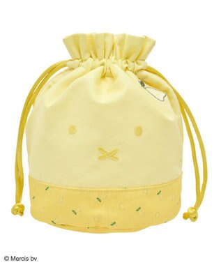 Green Parks ｍｉｆｆｙ／フルーツプリントきんちゃくＢａｇ Yellow