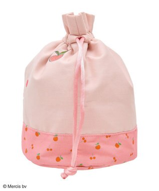 Green Parks ｍｉｆｆｙ／フルーツプリントきんちゃくＢａｇ Pink