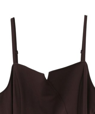 earth music&ecology トレンチ風キャミワンピース Chocolat