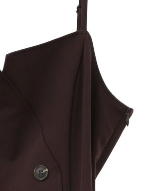 earth music&ecology トレンチ風キャミワンピース Chocolat