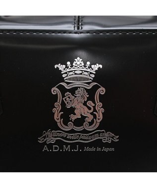 A.D.M.J. 【牛革】カルヴィ/イタリアンレザーボストンL ネグロ