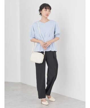 earth music&ecology リラックスストレートパンツ Black