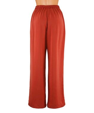 San-ai Resort（三愛水着楽園） 【SALE】【UPF50＋】　ロングパンツ　M【Coral veil（コーラルヴェール）】 オレンジ