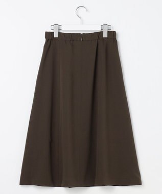 J.PRESS LADIES L 【洗える】フィネスボイル ミディ スカート ブラウン系