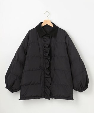 組曲 S 【組曲×setsuko sagittaire】リバーシブルバレル ダウンコート ブラック系