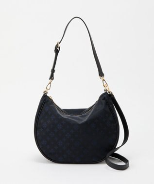 russet ナイロンジャガード2WAYショルダーバッグ(CE-1620) Black/Navy