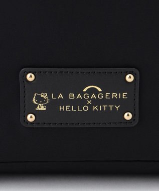 LA BAGAGERIE 【LA BAGAGERIE×HELLO KITTY】リボンチャーム付き　デイリートート　Sサイズ ブラック