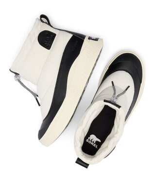 SOREL SOREL/ アウトアンドアバウト4 パフィーウォータープルーフ /ソレル Sea Salt, Black