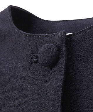 MIKI HOUSE HOT BISCUITS 【ミキハウス】【95-130cm】 ウール素材のボレロ 紺