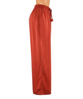 San-ai Resort（三愛水着楽園） 【SALE】【UPF50＋】　ロングパンツ　M【Coral veil（コーラルヴェール）】 オレンジ