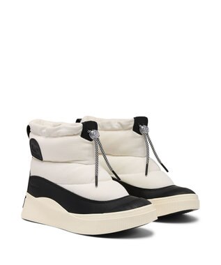 SOREL SOREL/ アウトアンドアバウト4 パフィーウォータープルーフ /ソレル Sea Salt, Black