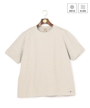 J.PRESS MEN 【KING SIZE / 接触冷感 / 吸水速乾】【J.PRESS PREMIUM JERSEY】アーガイルリンクス Tシャツ