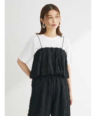 Green Parks ・ＡＮＤ　ＳＥＡＲＣＨフリンジストライプバルーンキャミ