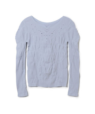 Chacott 【ノーソーイングニット】クリスタルバレリーナネックニット