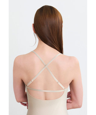 WACOAL 【GOCOCi ゴコチ】 カップ付きインナー ぴったりフィット ズレにくい 洗濯機洗い可能(ネット使用) ブラキャミソール ブラトップ レディース ノンワイヤー UGG122 /ワコール アイボリー