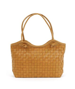 UNBILLION 【訳あり商品】 牛革レザーメッシュトートL キャメル