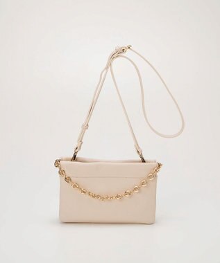 TOPKAPI 【TREASURE TOPKAPI】スムース レザー チェーン付き スワローマチ ミニ ショルダー バッグ